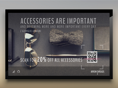 Retail for Digital Signage accessories clothing css3 html qr code retail rise vision theme web component