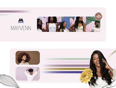 Mayvenn Design Consult branding design graphic design moodboard style guide