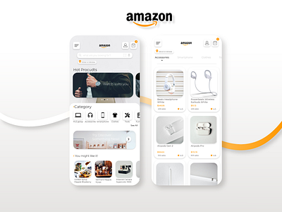 Amazon mobile app UI Design Challenge