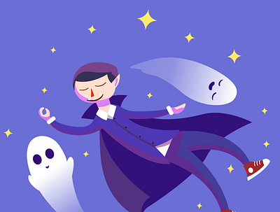 Dracula and Ghost Dancing party