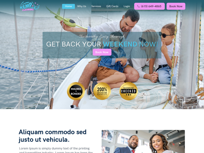 Kemp Cleaning by Sreya Paul on Dribbble