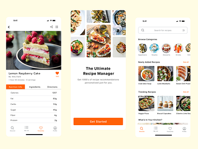 Recipe App Concept - Mobile