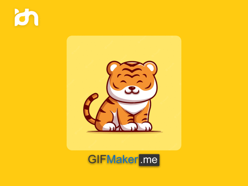 Tiger GIF | Gifmaker 3d 3d design animation branding covid 19 design food illustration logo ui