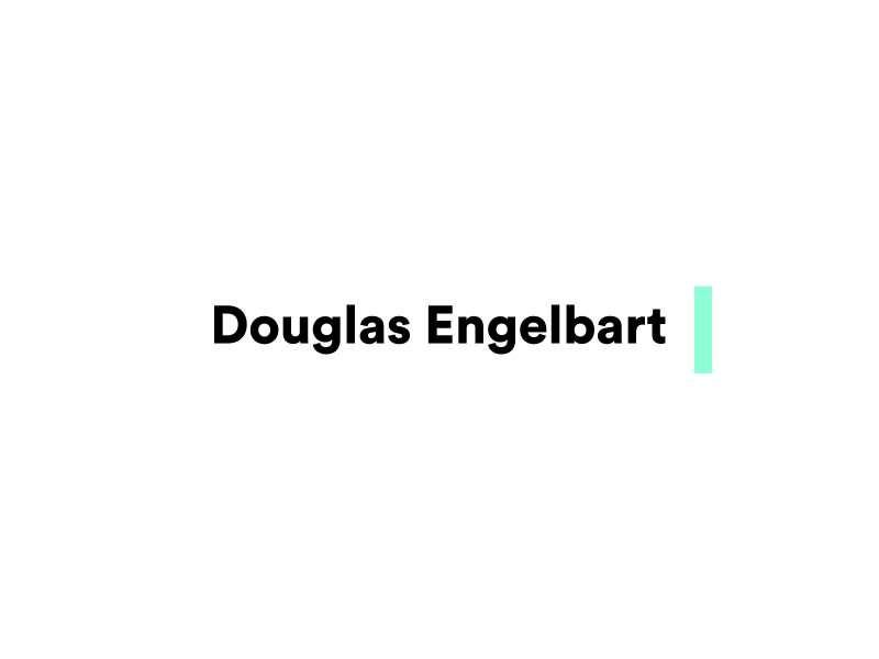 Engelbart animation douglas engelbart explainer motion design motion graphics type typography vector