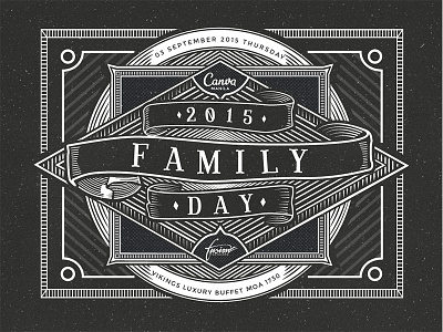 Canva Family Day Poster graphic design typography