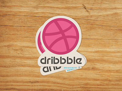 Retro Dribbble Stickers