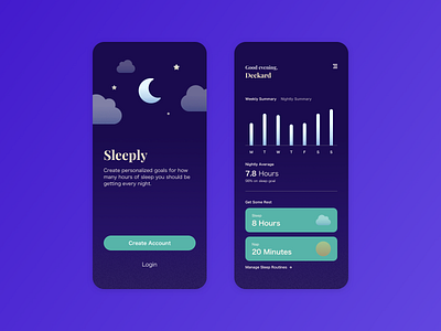 Sleeply App Concept