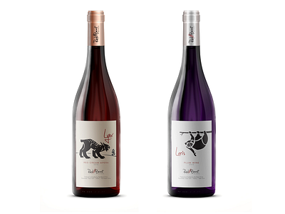 Red Beast Wines - more labels alcohol branding label wine