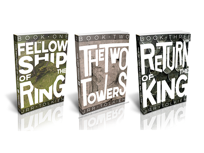 Lord of the Rings book cover books cover fantasy negative space