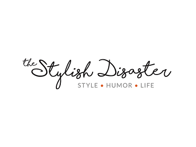 The Stylish Disaster logo blog blogger logo