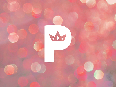 P - 36 Days of Type 36 days of type letter logomark p pink princess typography