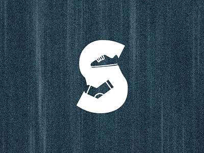 S - 36 Days of Type 36 days of type letter logomark s shoe sock typography