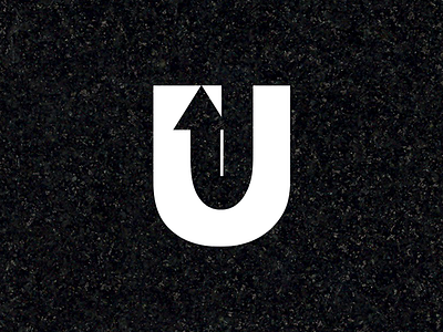U - 36 Days of Type 36 days of type letter logomark sign typography u u turn