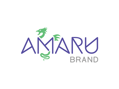 Amaru Brand Logo apparel branding clothing custom type logo mythology