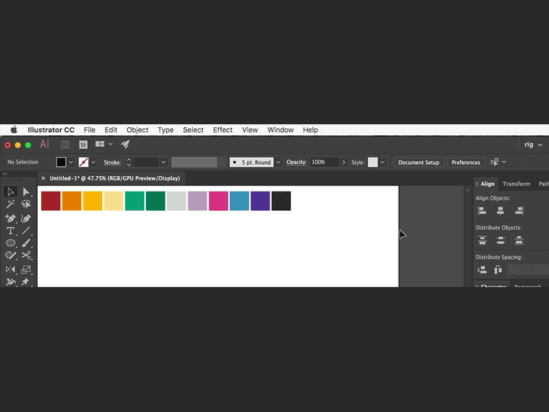 Illustrator tip - viewing proofs in colorblind mode