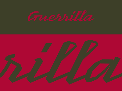 Guerrilla Lettering Reject cuba guerrilla lettering military straights