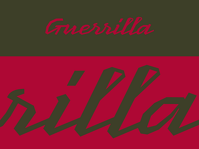 Guerrilla Lettering Reject