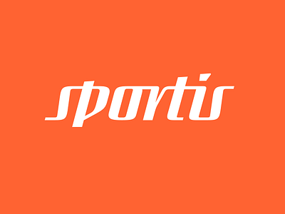 Sportis Logo brand branding connected logo logotype design sportis type