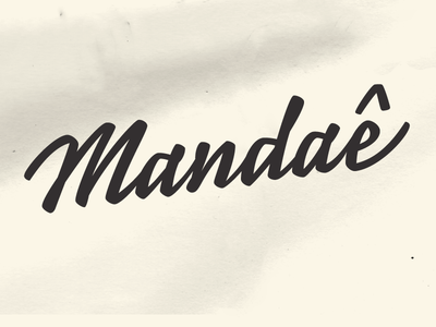 Mandae Lettering Rough