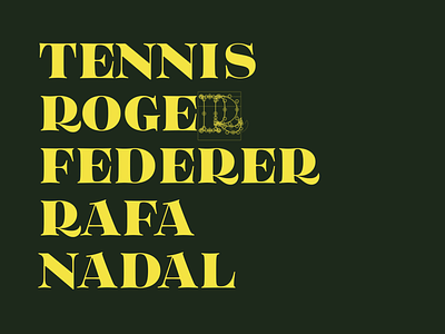 Cora font development display font glyphs glyphsapp rafael nadal roger federer serif tennis type