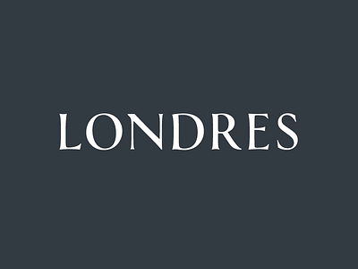 Londres brand branding capital classic humanistic lettering london londres proportion semi serif trajan