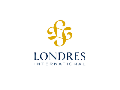 Londres International - Consultancy Logotype ambigram calligraphy oil gas consultancy symbol type