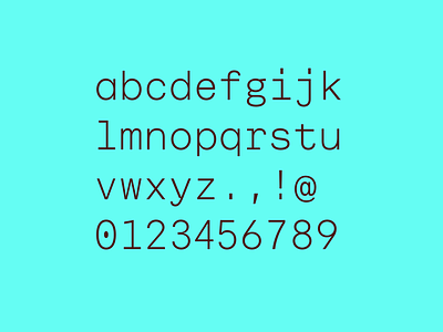 Plau Monospaced Font Wip branding custom font font font family monospaced sans serif typeface typewriter typography