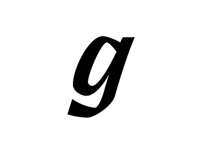 g italic sketch typeface