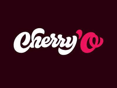Cherry’O Logotype for a DJ bold brush brush counterspace dj lettering logotype music