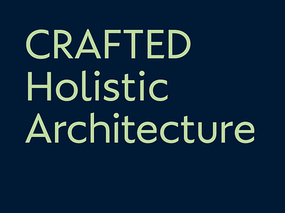 Letters/Typeface for architecture branding project