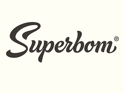 Superbom Logotype Revision brand improvement lettering logotype revision typefix vegan