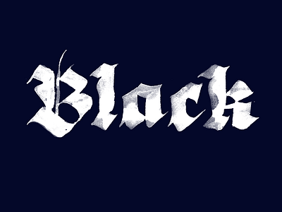 Black Blackletter