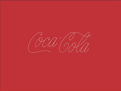 Future tense: How much sugar goes in your Coke. animated logo coca-cola lettering logotype soda variable brand voice variable font variable logo