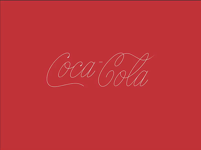 Future tense: How much sugar goes in your Coke. animated logo coca cola lettering logotype soda variable brand voice variable font variable logo
