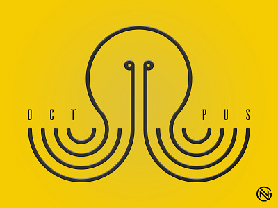 Octopus Logo - Minimal Logo Design 3d animal animal logo branding color creative logo design designer free logo graphic design illustration illustrtaor logo logo design octopus photoshop tutorial ui vector youtube