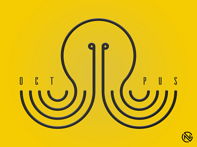 Octopus Logo - Minimal Logo Design