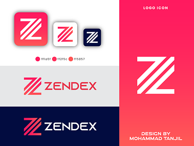 Zendex Modern minimalist logo design