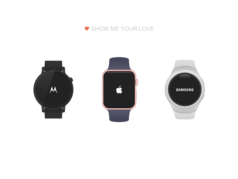 Smart watch psd samsung gear apple watch moto 360 smart watch