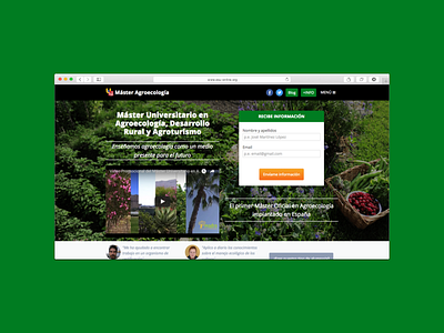 Master's Degree Template green responsive template web