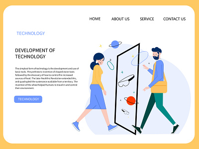 Landing page design