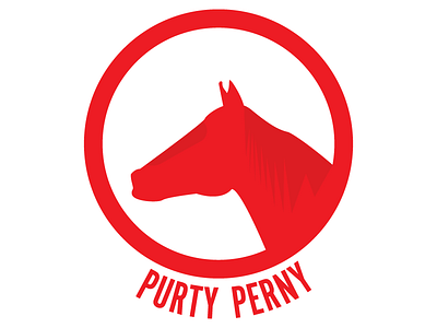 Purty Perny animals flat horse pony pretty red