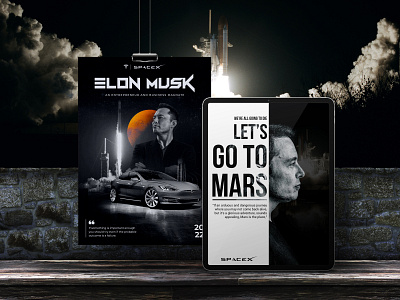 A4 Poster Design Concept of Elon Musk adobephotoshop aesthetic behance branding cybertruck designhill designoftheday dribbble elonmusk flyerdesign graphic design graphicdesign mockup psd spacex tesla uidesign uiux uiuxdesign upwork