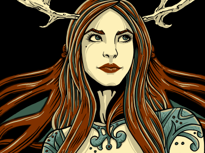 Screen Shot 2015 08 27 At 10.27.47 Pm 2 concept sketch finnish folk goddess merch metal mielikki norse