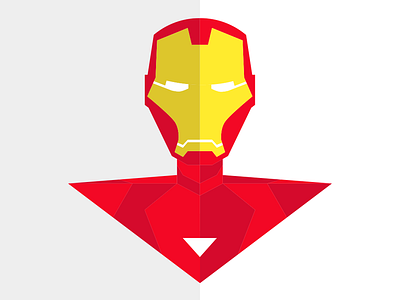 Ironman Flat flat design ironman marvel vector