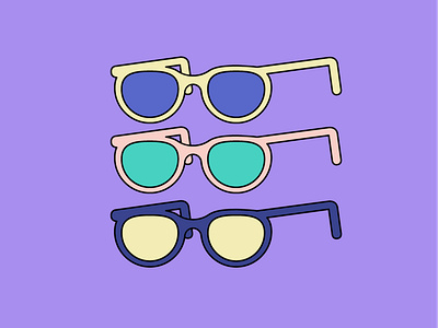 Lentes de sol flat design ilustración ilustration ilustração lenses