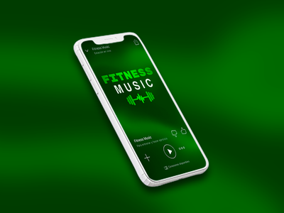 Fitness music in iHeartRadio app app beat brand design fitness fitness music iheartradio iphone x logo logotype music music app pulse radiostation weight