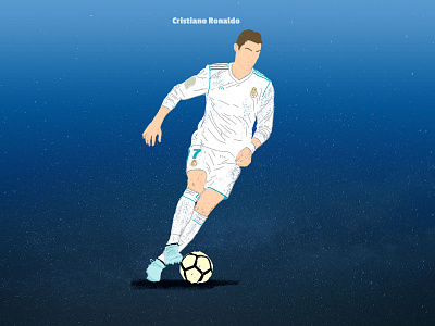 Cristiano Ronaldo cristiano ronaldo illustration madrid man photoshop photoshop brush player real madrid soccer sport the champions league