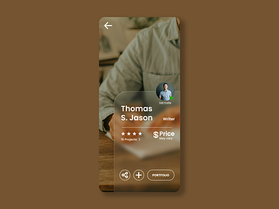 Daily UI Challenge 006: User profile