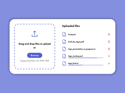 Daily UI Challenge 032: File upload dailyui design designprocess fileuploaddailyui learning userexperience userinterface uxui