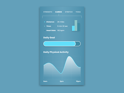 Daily UI Challenge 041: Workout tracker dailyui design designprocess learning userexperience userinterface uxui workouttrackerdailyui